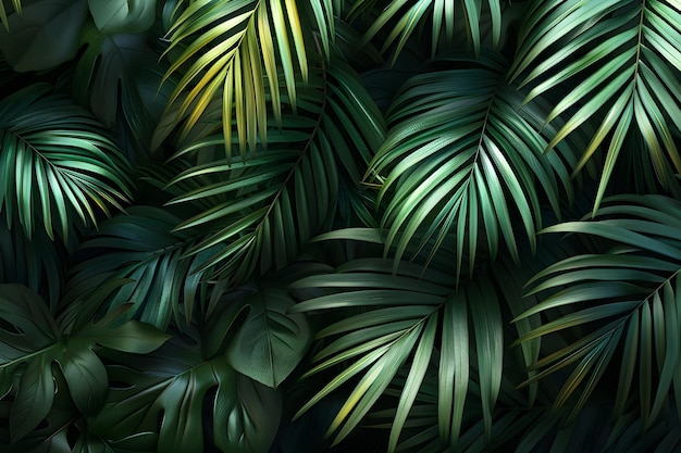 A close up of a bunch of green leaves