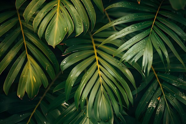 A close up of a bunch of green leaves