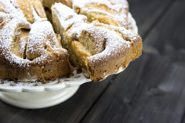 Close-up of cake in plate