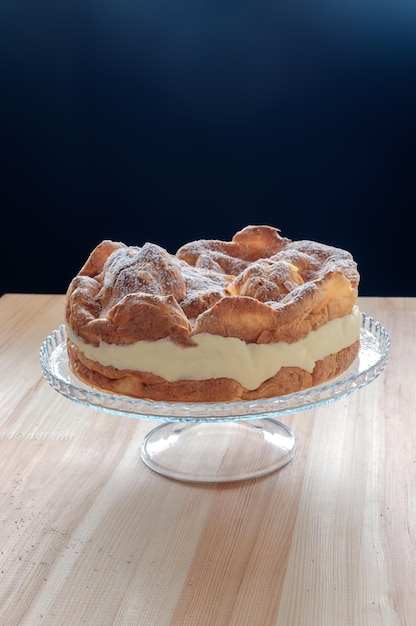 Close-up of cake on table