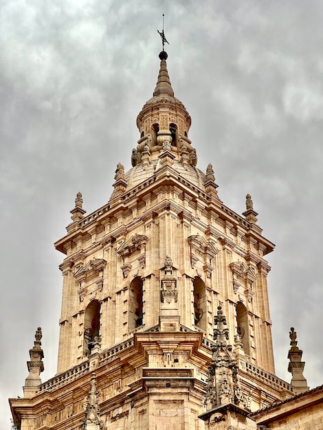 Close up of Cathedral of Burgo de Osma Soria province Spain