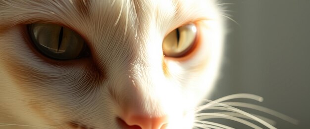 Photo close up of a cats face