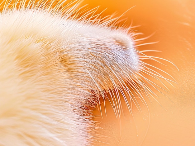 Photo a close up of a cats paw