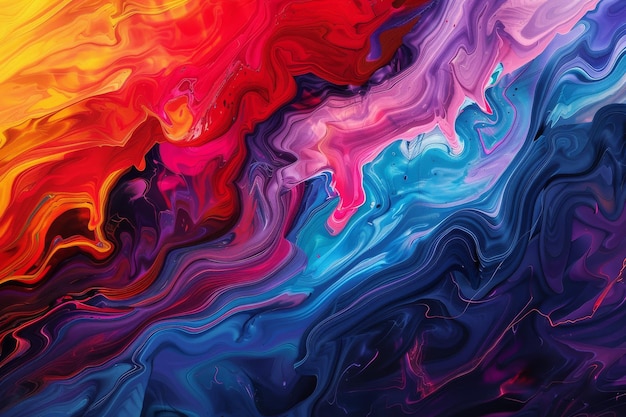 Close Up of Cell Phone With Colorful Background