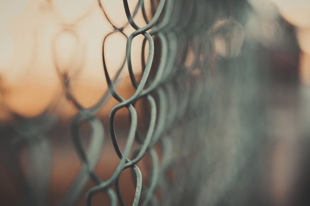 Close-up of chainlink fence