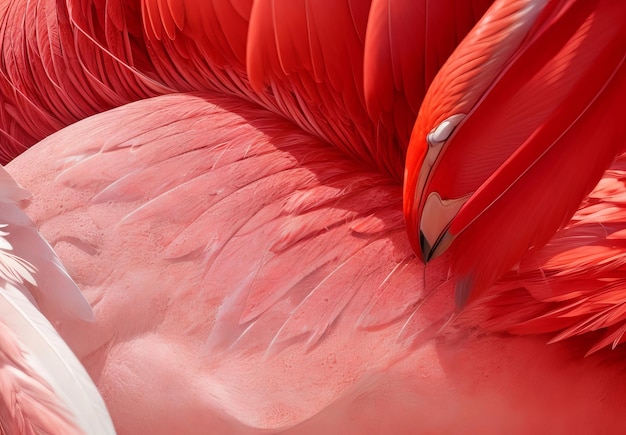 Close up of Chilean flamingos feather close up of pink flamingo close up of pink feathers close