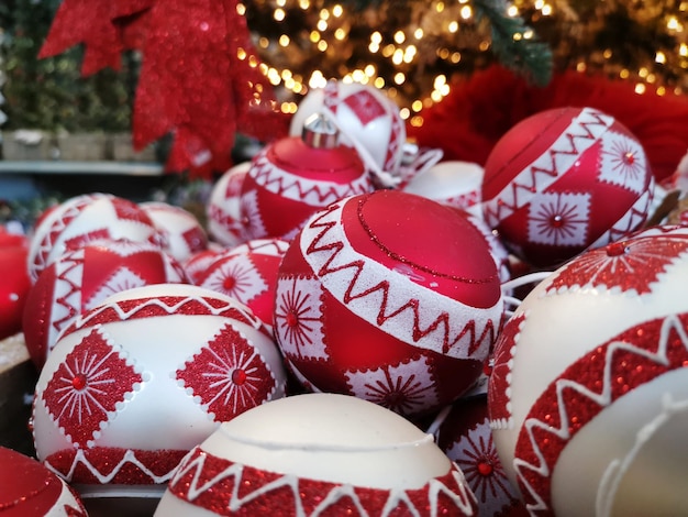 Photo close-up of christmas decorations