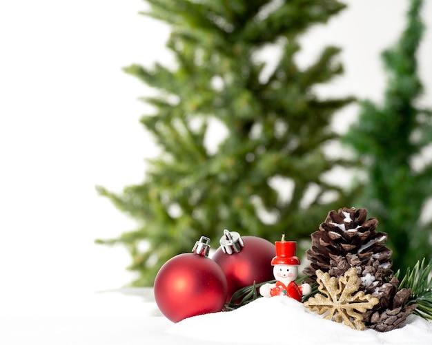 Close-up of christmas tree on plant