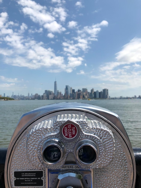 Photo close-up of cityscape against sky