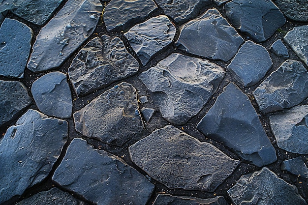 Close up of a cobblestone walkway in Gran Canaria