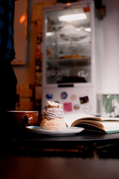 Photo close-up of coffee on table