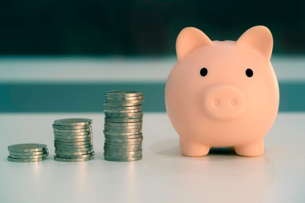 Close-up of coins on table