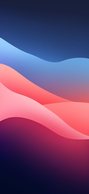 A close up of a colorful abstract background with a blury wave generative ai