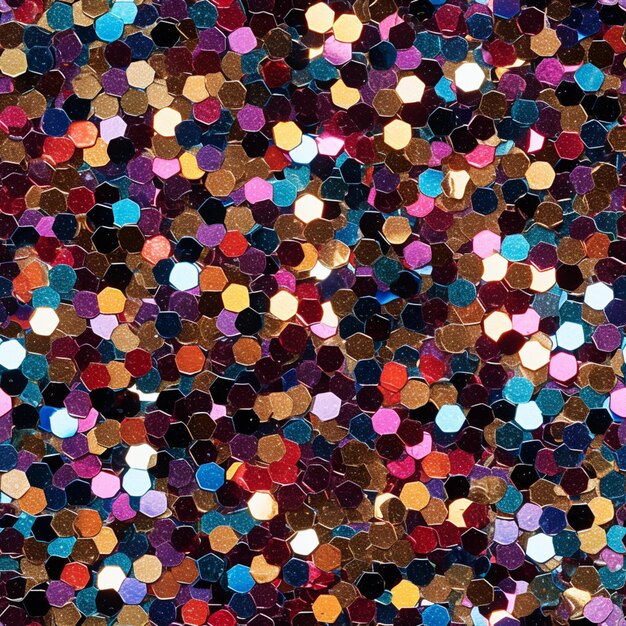 a close up of a colorful background of circles of different colors generative ai