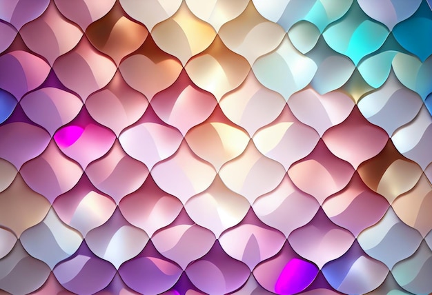 A close up of a colorful background with hearts generative ai