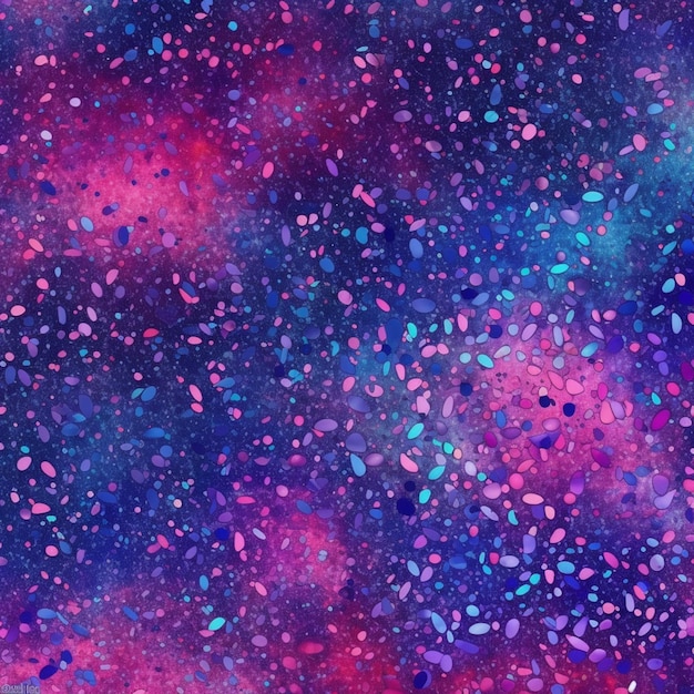 A close up of a colorful background with lots of confetti generative ai