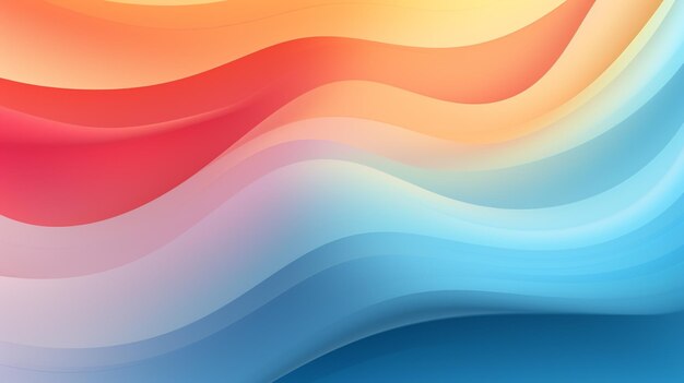 a close up of a colorful background with a wave pattern generative ai