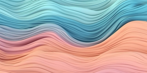 A close up of a colorful fabric with a pink and blue background.