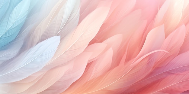 A close up of colorful feathers