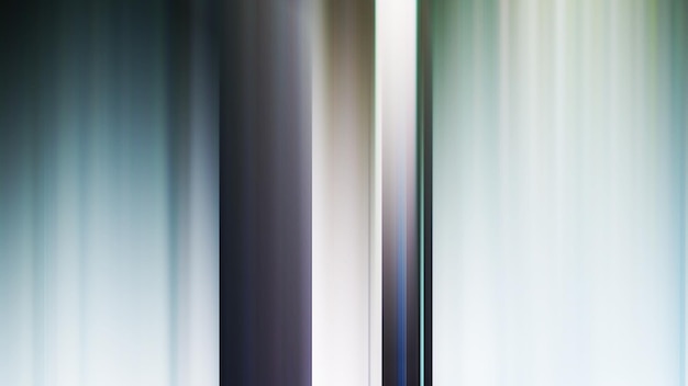 A close up of a column of different colored lines