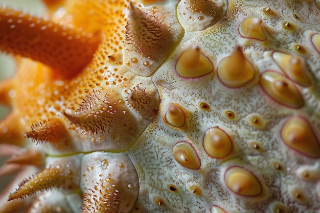 Photo a close up of a coral with the name of the sea anemone