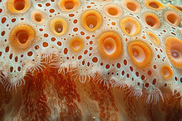 Photo a close up of a coral with the word coral on it