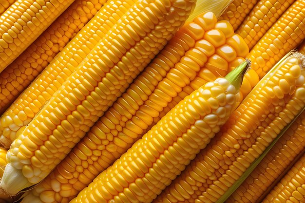 Close Up of Corn on the Cob