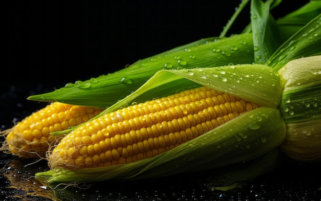 close up of corn