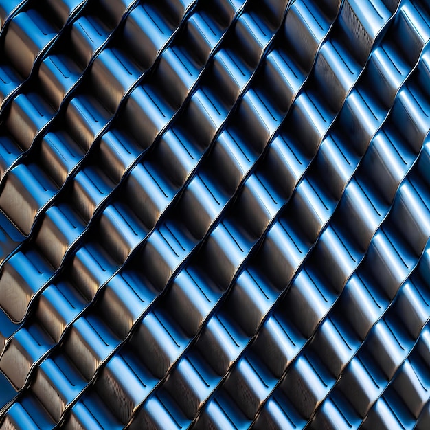 Photo close up corrugated carbon fiber pattern background