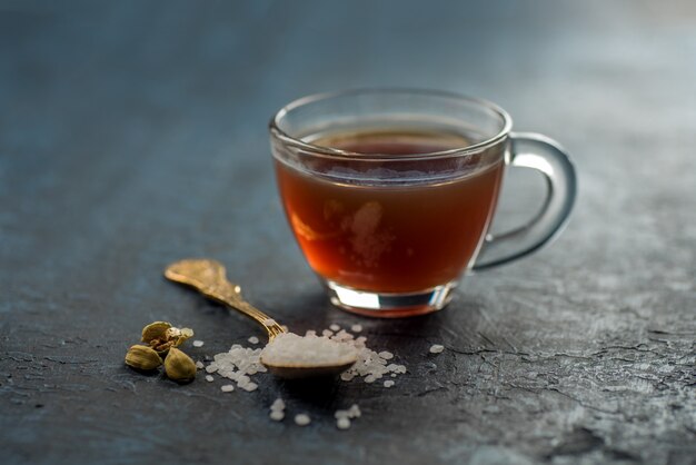 Close-up of a cup of tea