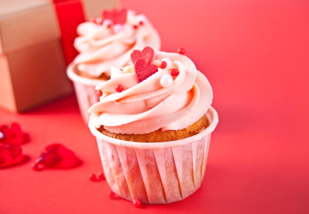 Close-up of cupcakes