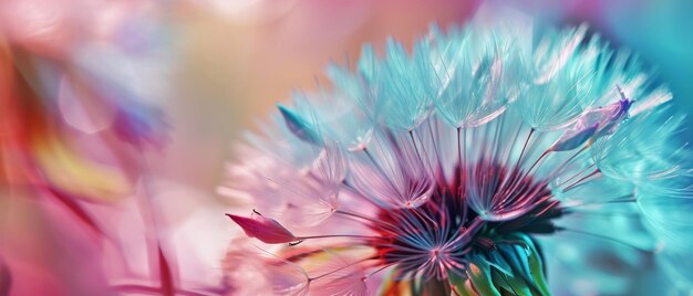 Close Up of a Dandelion With Blurry Background