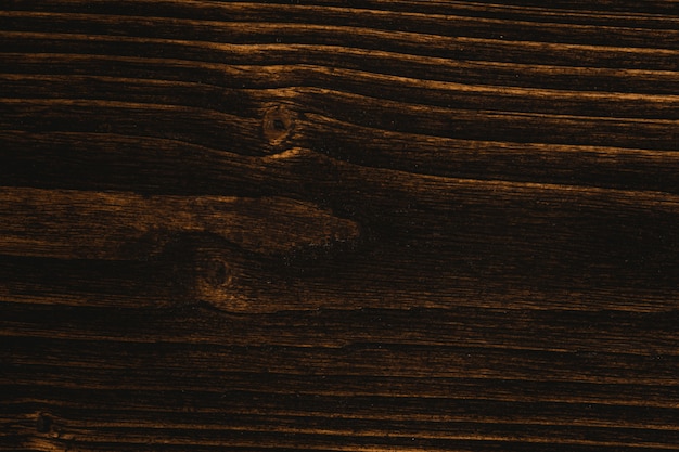 Close up of dark brown wood texture