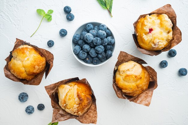 Close up on delicious home made muffins