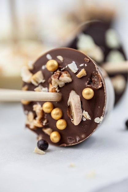 Close-up of dessert on table