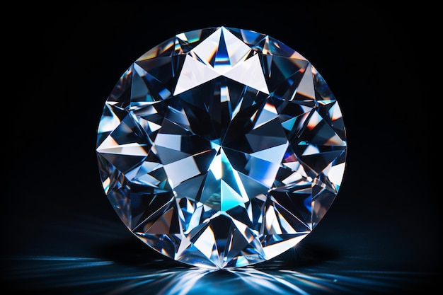 a close up of a diamond