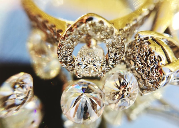 Close up of diamond