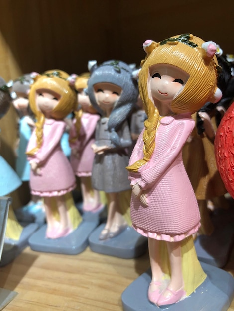 Photo close-up of doll decorations