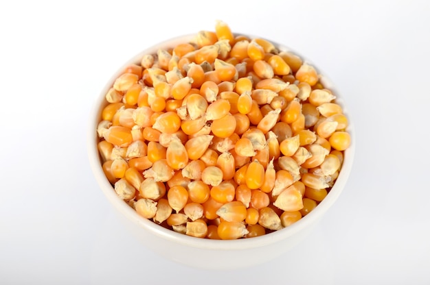 Close-up of Dried corn in clay pot