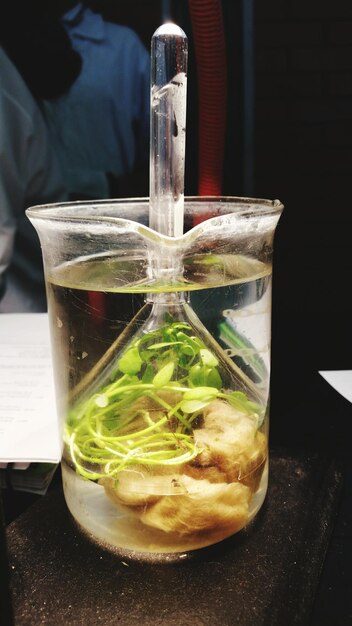 Photo close-up of drink on table