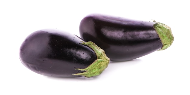 Close up eggplant in studio