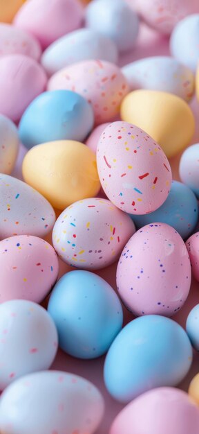 Close Up of Eggs With Sprinkles