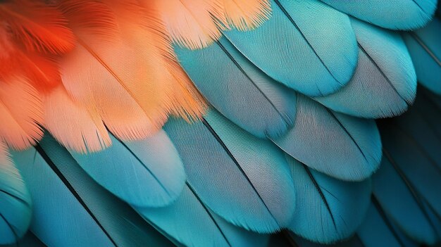 Photo a close up of feathers background