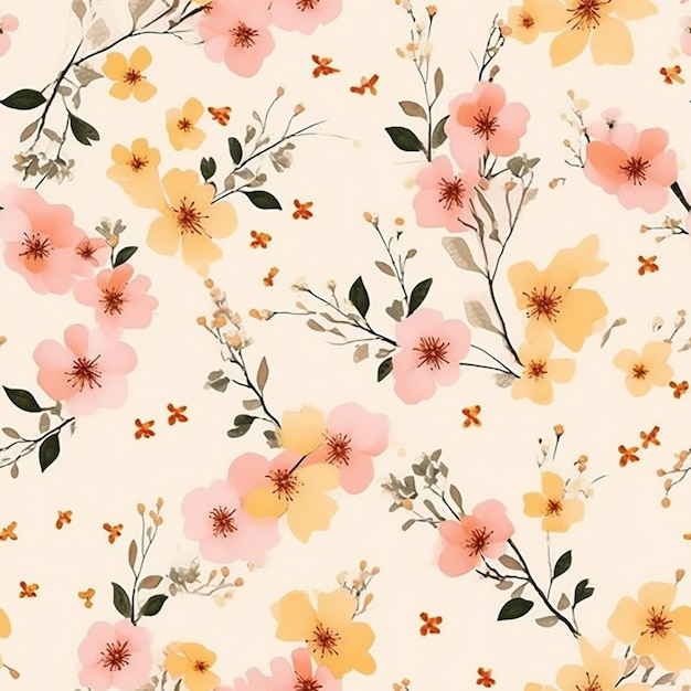 A close up of a flower pattern on a white background generative ai