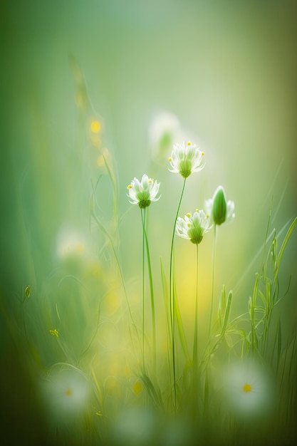 A close up of a flower with a green background