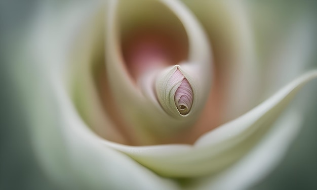 a close up of a flower with a green stem