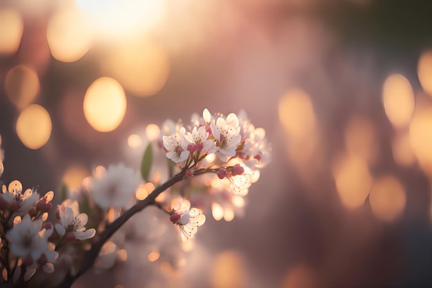 A close up of a flower with the sun shining on it