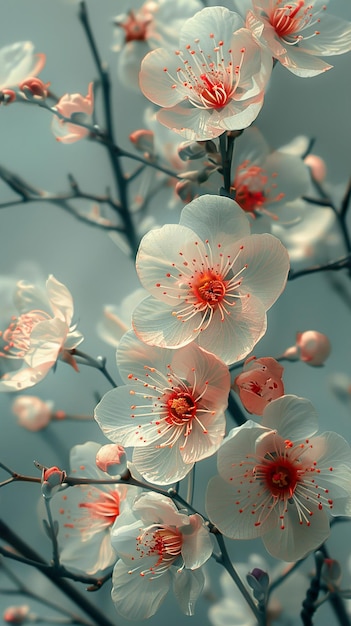 a close up of a flower with the words  spring  on it