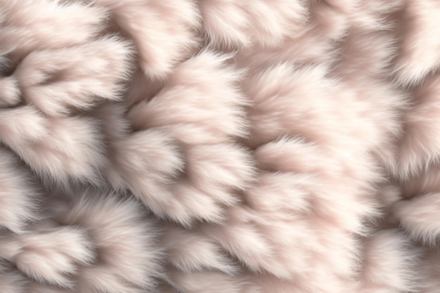 A close up of a fluffy pink blanket.