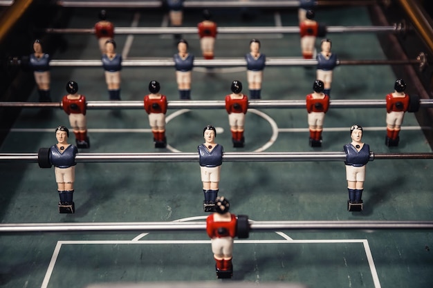 Photo close-up of foosball